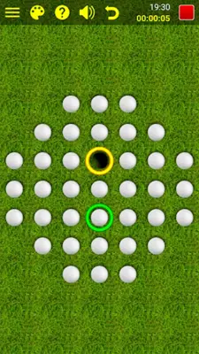 Marble Solitaire Puzzle android App screenshot 6